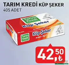 TARIM KREDİ KÜP ŞEKER 405 ADET TARIM KREDİ KÜP ŞEKER 405 ADET